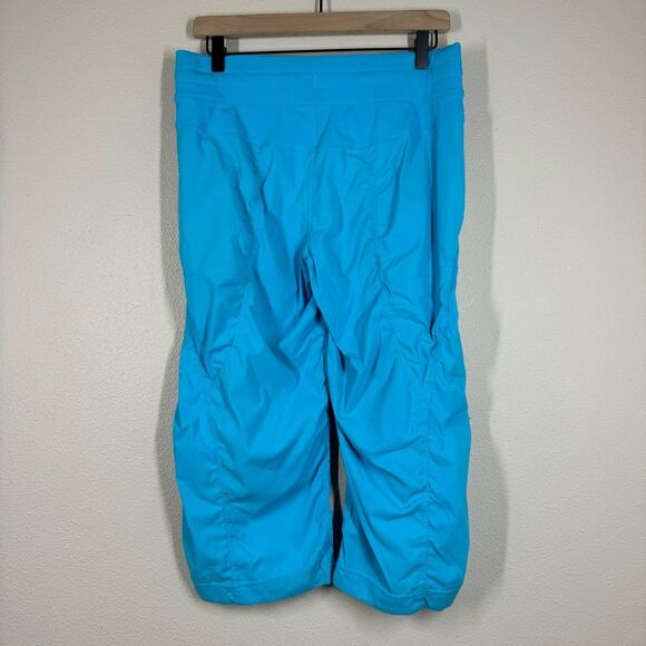 Lululemon Women's Studio Dance Mid Rise Crop Pants Teal Blue LW6601S Size 8 - Picture 5 of 6